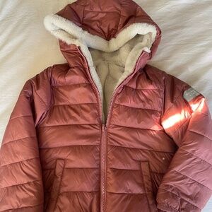 Girls Abercrombie Mauve/Pink Winter Jacket
